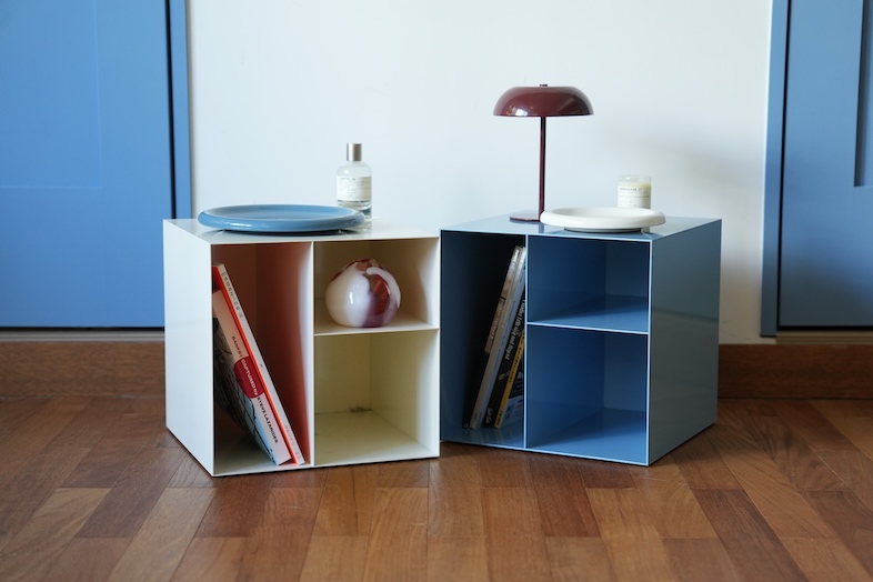 MYTONE STUDIO｜遊び心のあるポップな世界観も表現できるカラフルな棚と照明