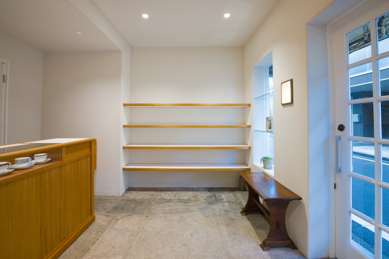 Tea for You｜ディスプレイ棚を活用したワンカットも可能