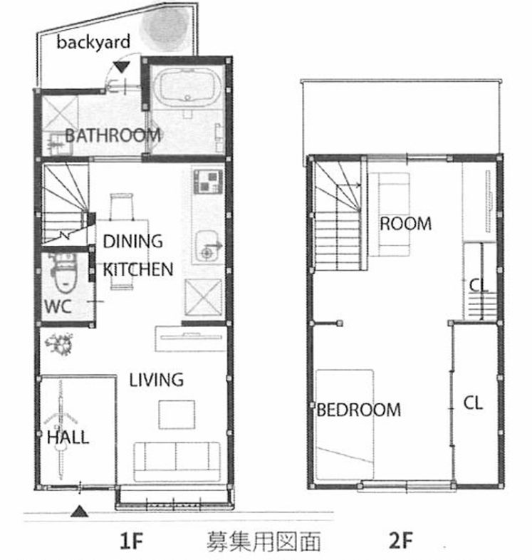 町家スタジオ｜平面図
