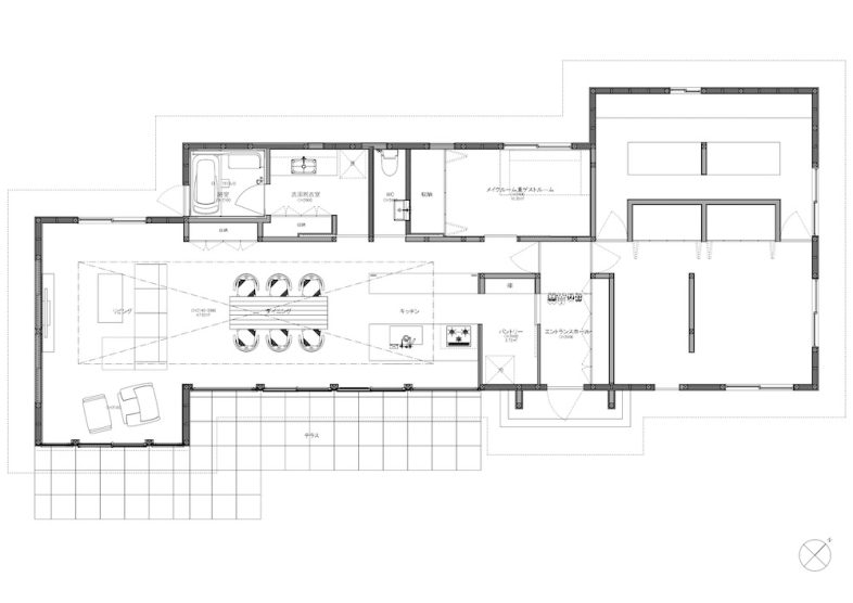 J studio 鎌倉 丘の家｜平面図