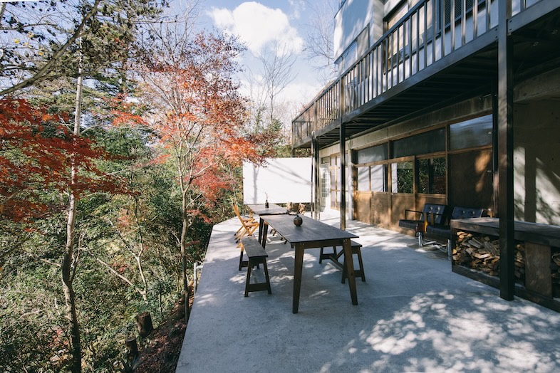 unbox okuōme｜【Concrete deck】屋外での調理シーンや飲食シーン、DIYシーンなどの撮影も