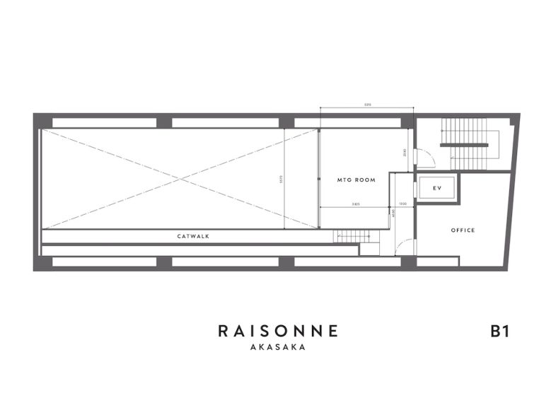 RAISONNE AKASAKA｜【図面】B1F
