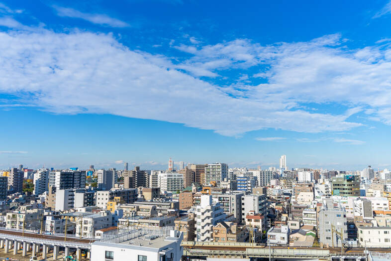 カズスタジオ｜住宅街まで見渡す眺望