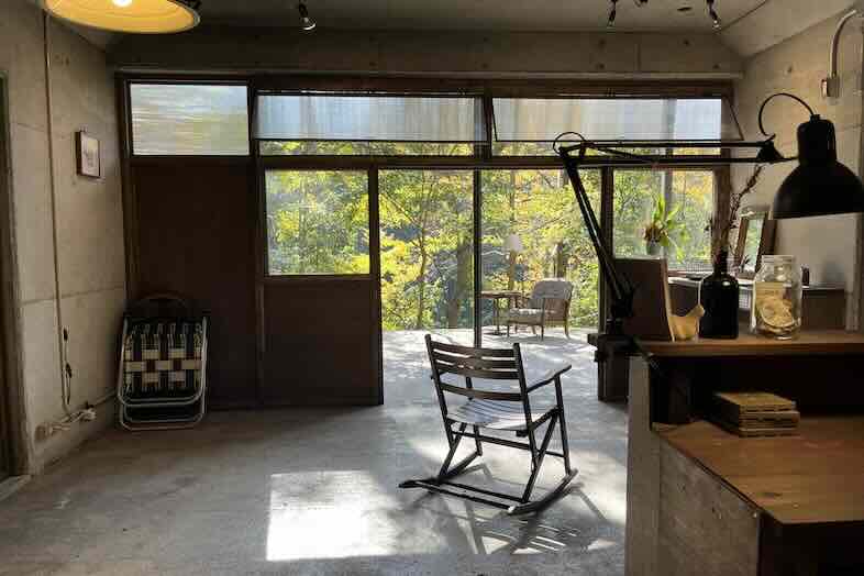 unbox okuōme｜【main-room】デッキとまっすぐ繋がるメインルーム