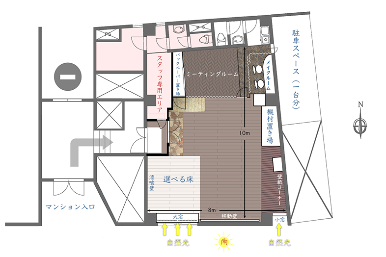 神楽坂スタジオ｜平面図