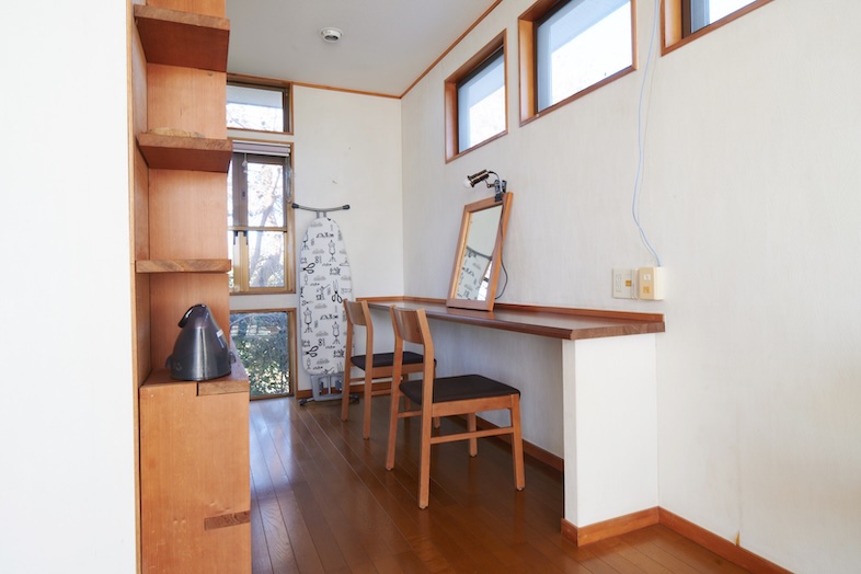 NORMAN HOUSE 東松山｜フィッティングスペースや控え室としての利用のほか、ワークシーンの撮影にも使える個室あり