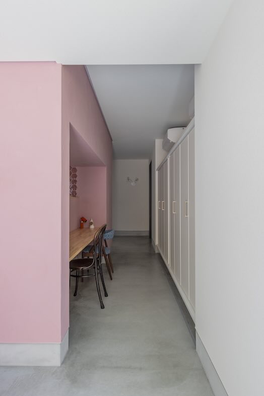 ひかりと土間の家｜通路は生活導線を描くストーリーカットに最適