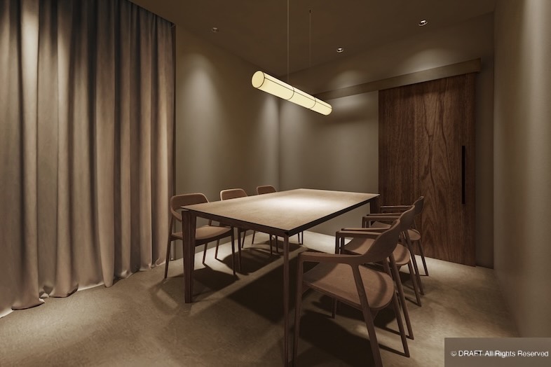 CRAZY GRANDE MAISON｜【2F】静かで上質な雰囲気の中、“待機カット”も撮れる