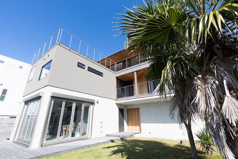 KURUWA OCEAN VIEW｜ガーテンエリアとス1棟のハウス合わせての撮影が可能