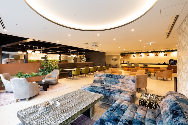 The Executive Centre　目黒アルコタワー｜ラグジュアリーな内装はホテルラウンジを思わせる設え