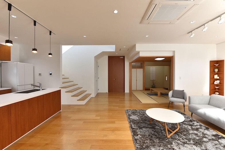 スタジオPia 36.Hygge｜【1F】リビングとキッチンを一体で捉えられるため、ドラマやCMの室内シーンの撮影にもピッタリ