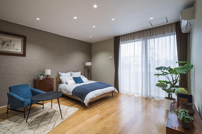 スタジオPia 36.Hygge｜【2F】寝室シーンの撮影に