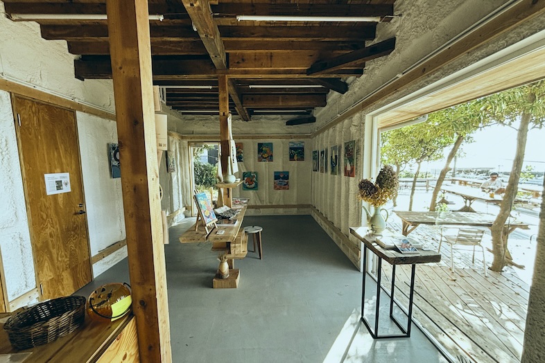 Studio Hanatombo｜【アトリエ】自然光が差し込む奥行きある空間は作品展示や制作風景をそのまま切り取れます