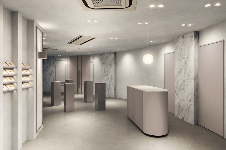 MARINE TOWER WEDDING｜【3階】ギャラリースペース ※パース画像