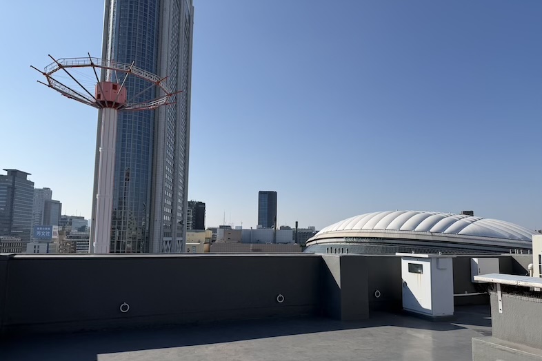 studio jane 水道橋スタジオ｜【屋上】屋上から東京ドーム方面を望むロケーション ※要予約＆オプション