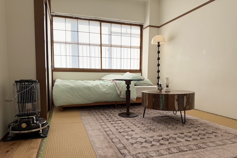 studio jane 水道橋スタジオ｜【Japanese room】ベッドを配置しているので人物撮影や雑誌系、世界観重視のカットにも◎