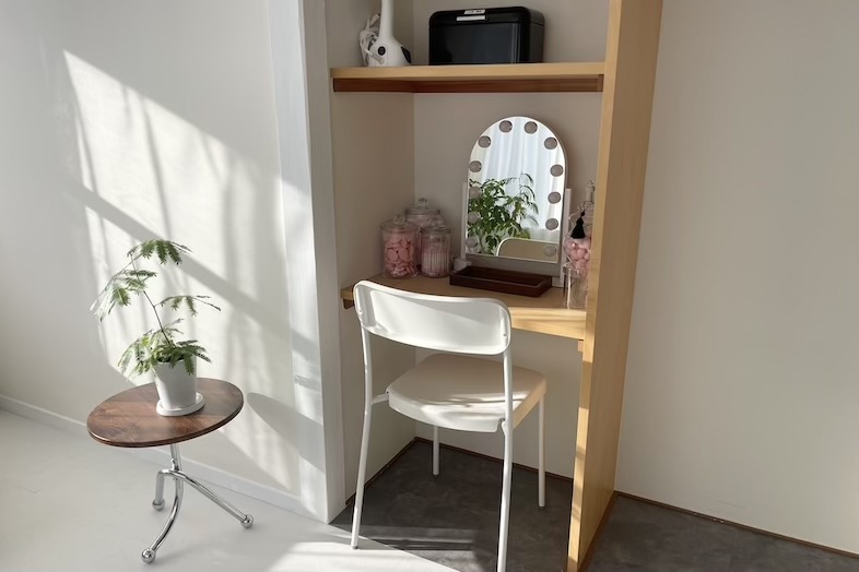 studio jane 水道橋スタジオ｜【White room】メイクテーブル　モデル支度も撮影カットも叶える便利スポット