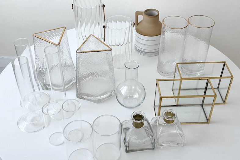 studio jane 水道橋スタジオ｜ガラス製のフラワーベース