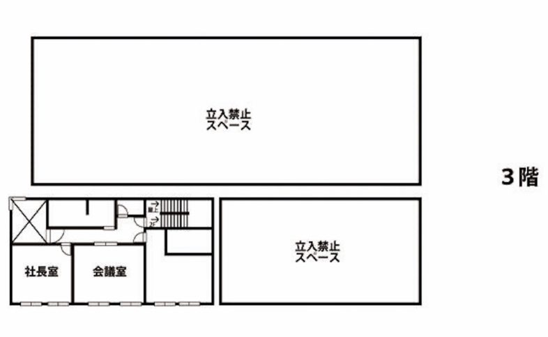 スタジオPia43.板橋工場｜間取り図3F