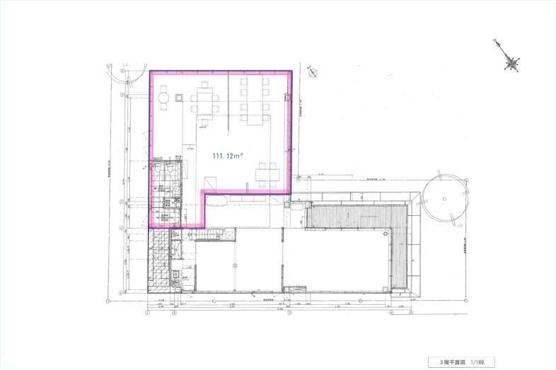 中目黒スタジオ｜3階平面図