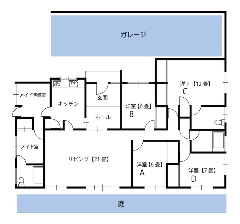 トンボハウススタジオ｜平面図