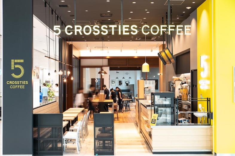 5 CROSSTIES COFFEE 渋谷スクランブルスクエア店｜【外観】普段はカフェとして営業しており、飲食提供のご相談も