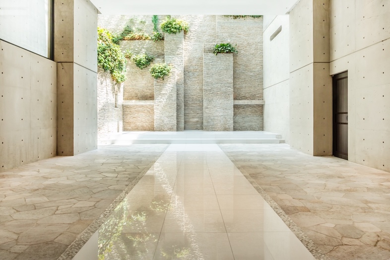 House of OMOTESANDO｜【Sky HALL (B1F)】コンクリート壁や石壁など撮影背景が豊富