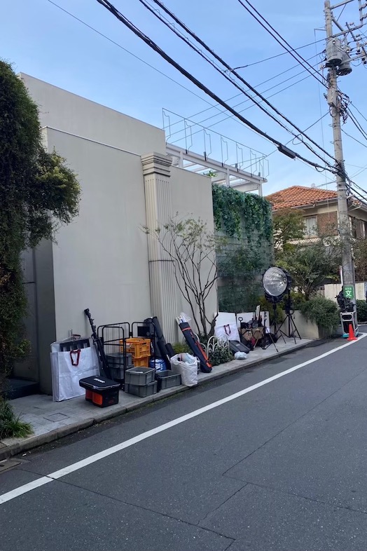 House of OMOTESANDO｜【使用事例】外観|機材の逃がし場として使用可能