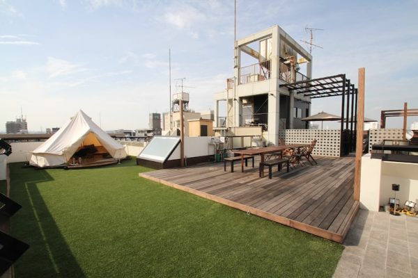 空中庭園の屋上