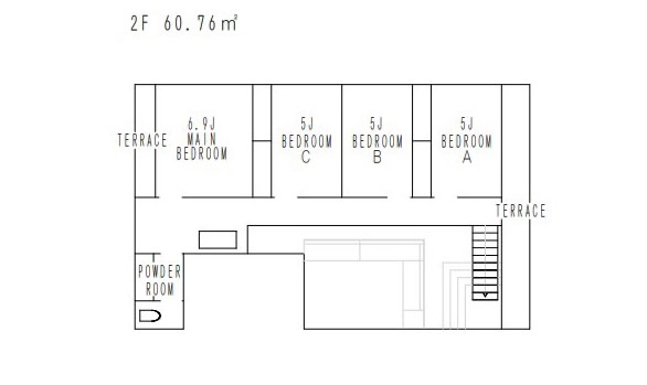 RE:VER北条｜2F平面図