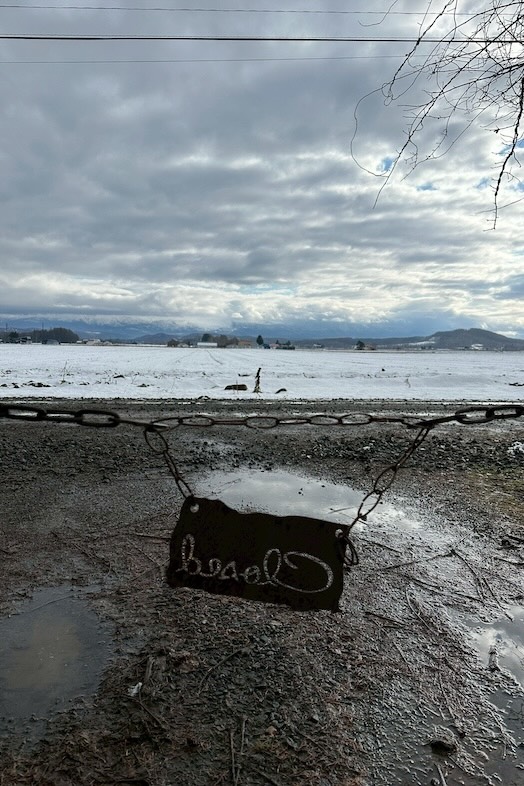 美瑛町十勝岳が一望できる森のレストラン｜白銀に包まれた幻想的な景観