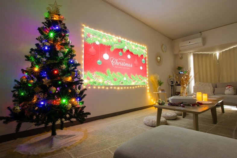 ミートアップルーム栄｜【ミートアップルーム】ホリデーセッティング例｜年末年始コンテンツ・ギフト商品・飲料ブランドのシーズナル広告に