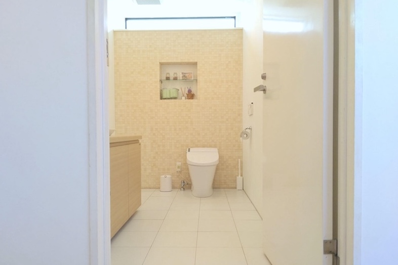 スタジオPia34.辰巳｜【1F】清潔感ある広々としたトイレ