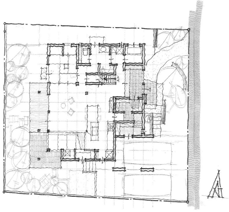 季の棲家｜1F平面図