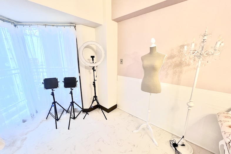 ミートアップルーム栄｜【フォトスタジオ】機材・備品