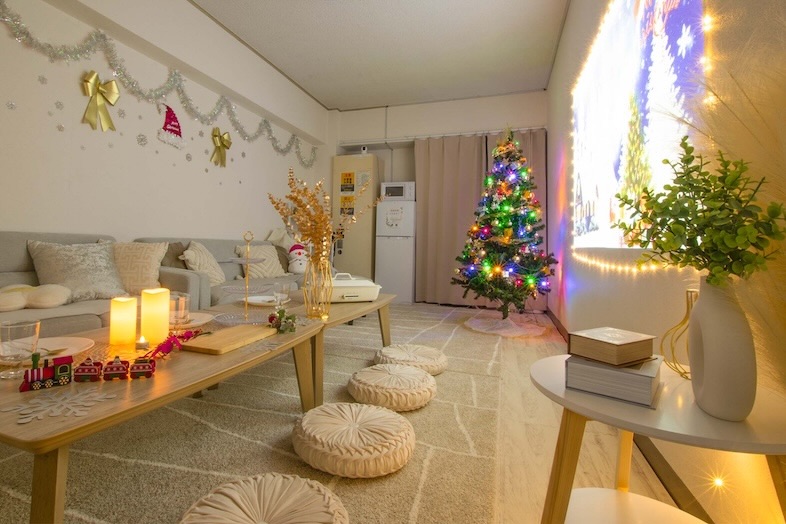 ミートアップルーム栄｜【ミートアップルーム】ホリデーセッティング例｜季節コンテンツやパーティー系の撮影に