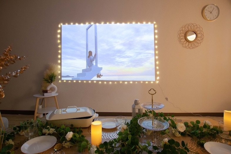 ミートアップルーム栄｜【ミートアップルーム】プロジェクター使用例