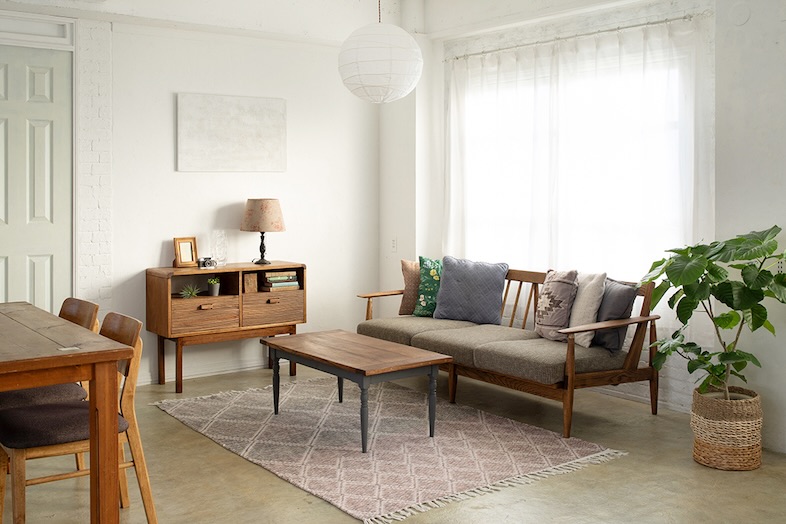 Studio Vale｜【space B】ラグ、照明器具のバリエーションあり