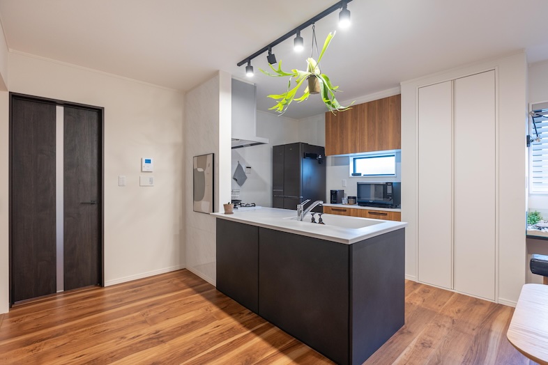 House studio MD｜カウンタータイプのキッチンは食品・料理関連の撮影に