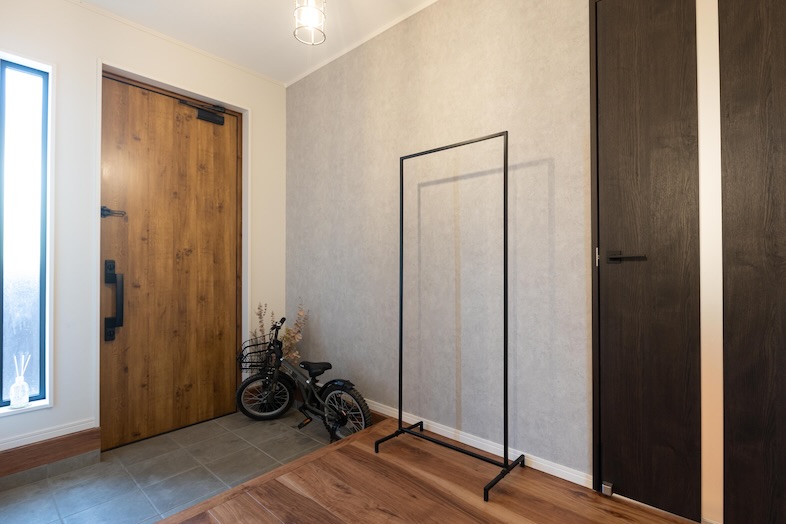 House studio MD｜ハンガーラックのレイアウトが可能