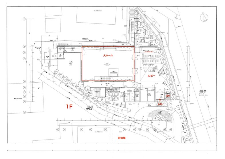 東松山 元結婚式場 LEAF｜図面 1