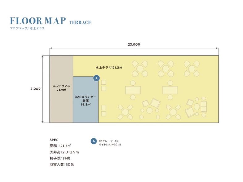 UNWEDDING中之島｜水上テラス