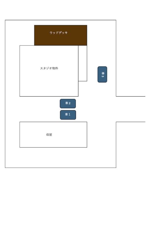 LA SABINA 印西｜平面図 屋外