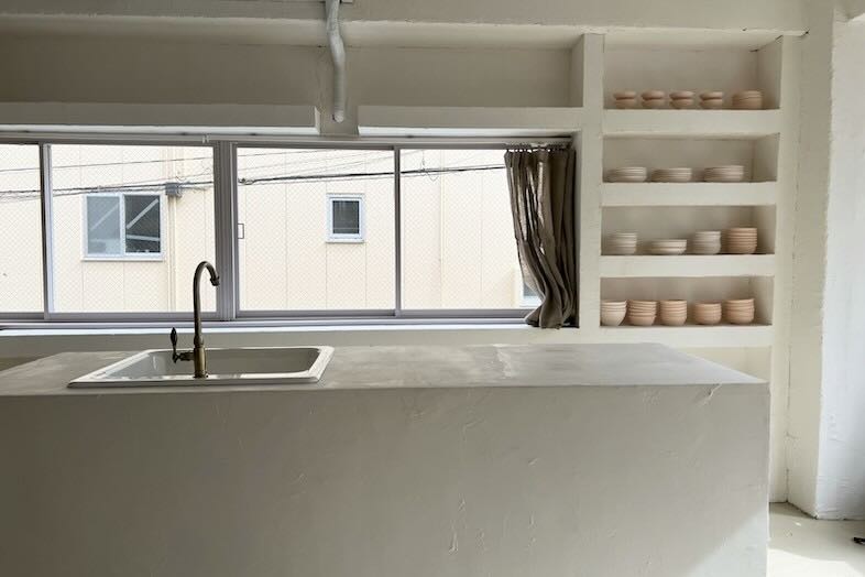 旧海岸スタジオ 浅草(第四、第十一、第十二)｜【第十一スタジオ】水回りの商品撮影に可能な広々としたシンク