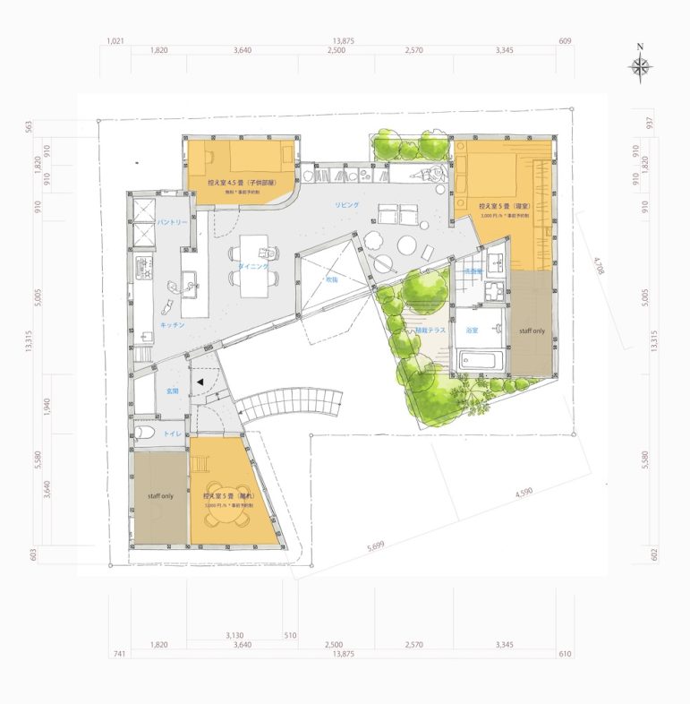 STUDIO MAME｜平面図