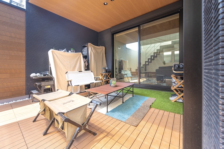 Villa Olive 板橋蓮根｜テラスと室内合わせて撮影可能です