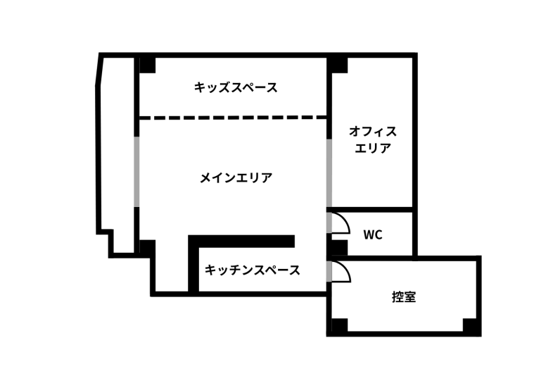 GOBLIN.参宮橋CAFE店｜平面図