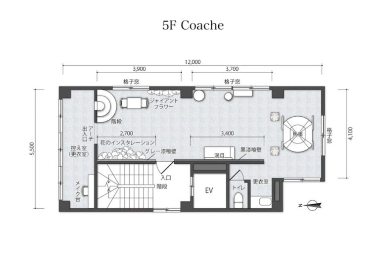 Piece of Cake/Coache｜5F 間取り図