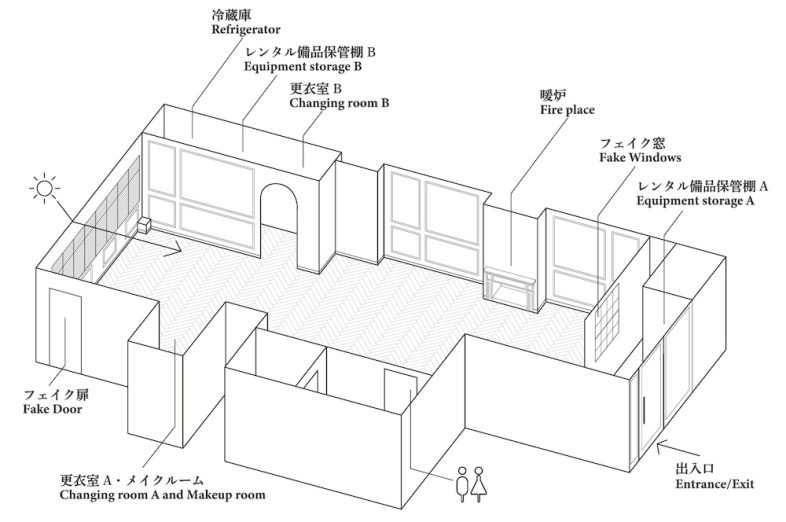 Atlantiq studio CLASSIC / THE LOUNGE｜【CLASSIC】立体図