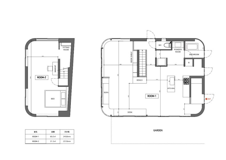 THE HOME｜平面図